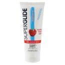 Jadalny żel intymny HOT Superglide RASPBERRY 75 ml - 1