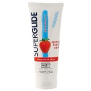 Jadalny żel intymny HOT Superglide STRAWBERRY 75 ml - 1