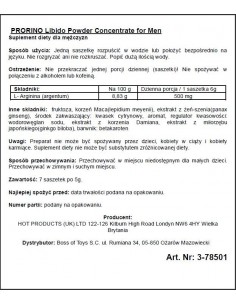 Ero Prorino Black Line Potency Powder Concentrate - Dłuższa i mocniejsza erekcja - 1 2