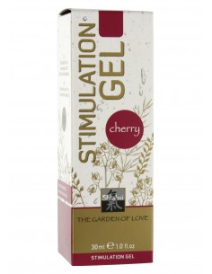 Pobudzający żel do masażu Shiatsu Stimulationgel Cherry 30 ml - Olejki i żele do masażu - 1