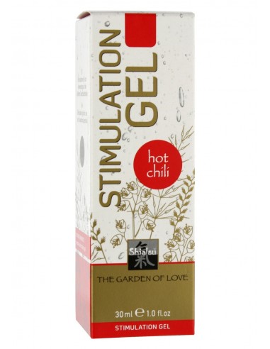 Pobudzający żel do masażu Shiatsu Stimulationgel Chili 30 ml - Olejki i żele do masażu - 1