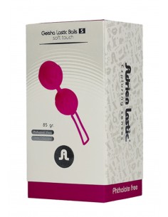 Kulki Gejszy Geisha Lastic Ball Mini Magenta - Kulki Gejszy Podwójne i Pojedyncze - 1 2