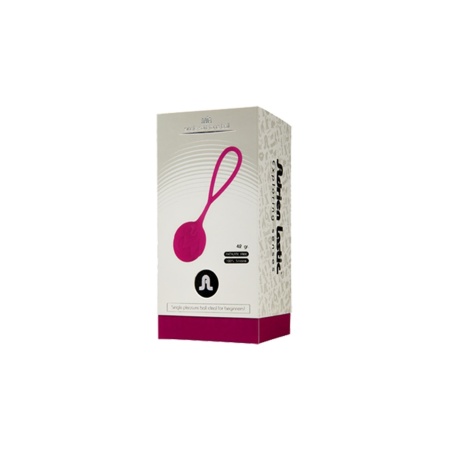 Kulka dopochwowa Geisha Lastic Ball MFA Magenta - silikonowa wkładka z wewnętrznym metalowym obciążnikiem do treningu mięśni dna - 2