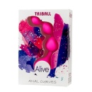 Kulki analne Triball - silikonowe, 3 stopniowane segmenty, obwód 1,8-2,7 cm - 2