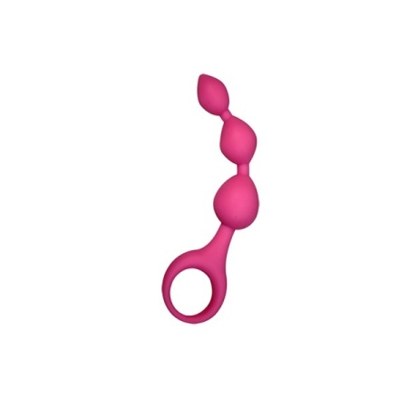 Kulki analne Triball - silikonowe, 3 stopniowane segmenty, obwód 1,8-2,7 cm - 1