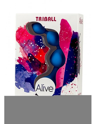 Kulki analne Silicon Triball Amuse-G Blue - Kulki analne, koraliki analne - 2