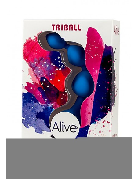 Kulki analne Silicon Triball Amuse-G Blue - Kulki analne, koraliki analne - 2