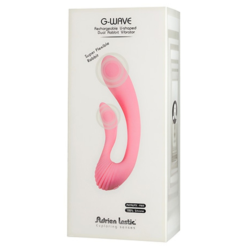 Stymulator-Wibrator G-wave - U-kształtny, podwójna stymulacja łechtaczki i pochwy, 10 funkcji wibracji - 2