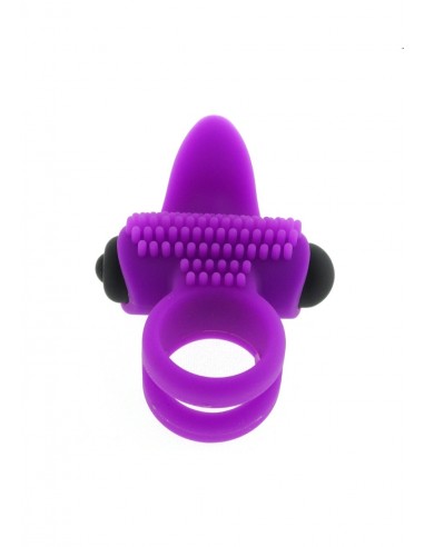 Pierścień na Penisa wibrujący Bullet Lastic Func:1 Violet - Pierścienie erekcyjne wibrujące - 4