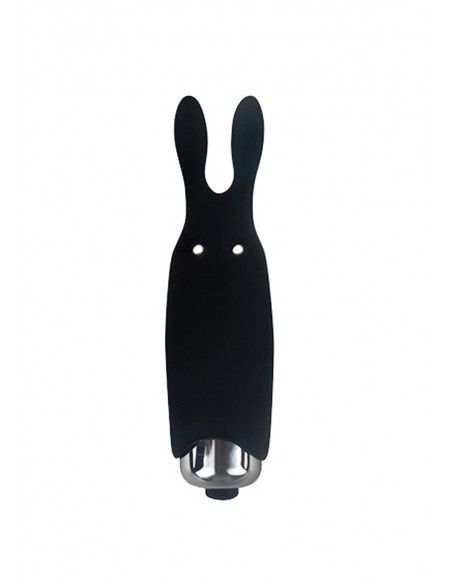 Stymulator łechtaczki Lastic Pocket Vibe Rabbit Black - Stymulatory łechtaczki - 1