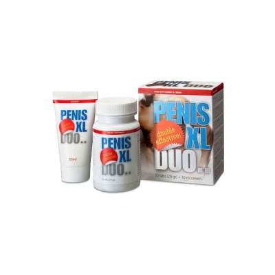 Suplement diety Penis XL DUO Pack EFS – 30 tabletek + 30 ml kremu - 1