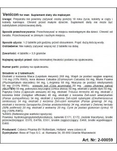 Venicon For Men  Eu - Dłuższa i mocniejsza erekcja - 1 2