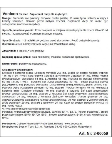 Venicon For Men  Eu - Dłuższa i mocniejsza erekcja - 2