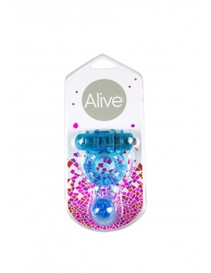 Pierścień Na Penisa Wibrujący Double Func:1 Niebieski - Pierścienie erekcyjne wibrujące - 1 2