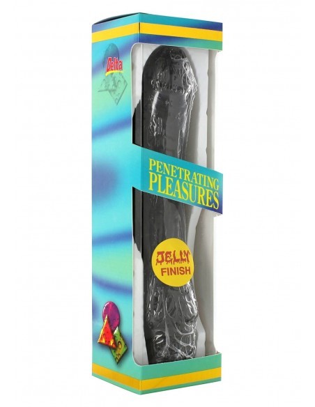 Żelowy wibrator Jelly Black Vibrator - Wibratory żelowe - 2