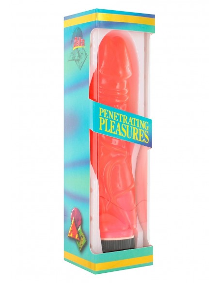 Żelowy wibrator Jelly Pink Vibrator - Wibratory żelowe - 2