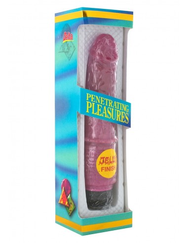Żelowy wibrator Jelly Purple Vibrator - Wibratory żelowe - 2