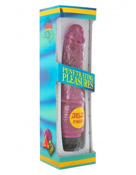 Żelowy wibrator Jelly Purple Vibrator - Wibratory żelowe - 2