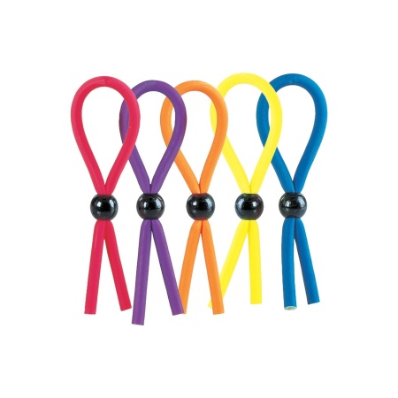 Pierścień erekcyjny Julian’s Stud Ring Multicolor, regulacja cinch, 12,75 cm - 2