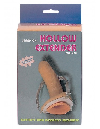 Strapon Hollow Extender For Men - Strap-ony, dilda na pasku bez wibracji - 2