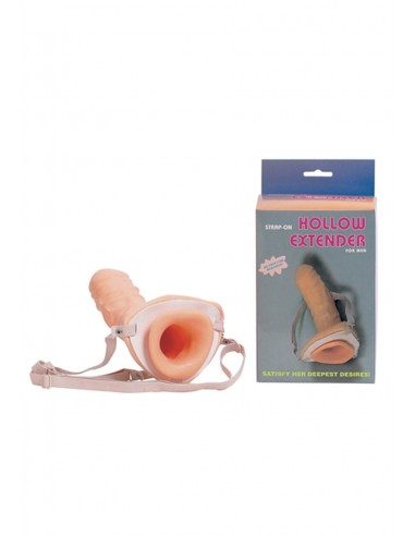 Strapon Hollow Extender For Men - Strap-ony, dilda na pasku bez wibracji - 3