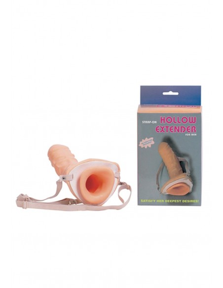 Strapon Hollow Extender For Men - Strap-ony, dilda na pasku bez wibracji - 3