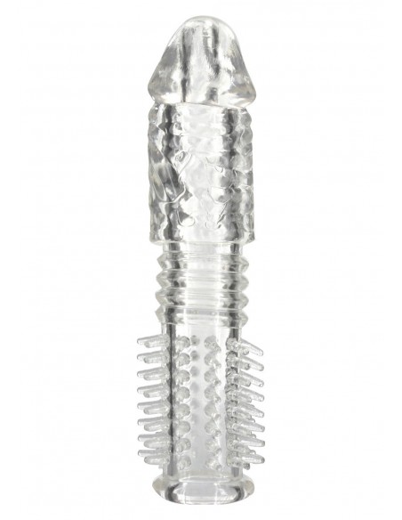 Stymulująca Nakładka Na Penisa Penis Silicone Sleeve - Przedłużki i nakładki na penisa - 1