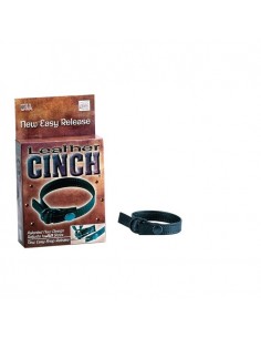Pierścień na Penisa The Leather Cinch - Pierścienie erekcyjne niewibrujące - 1