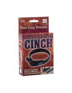 Pierścień na Penisa The Leather Cinch - Pierścienie erekcyjne niewibrujące - 1 2