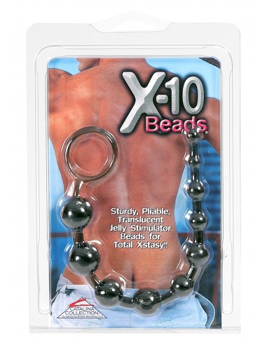 Kulki analne X-10 Beads Black - Kulki analne, koraliki analne - 2