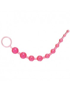 Kulki analne X-10 Beads Pink - Kulki analne, koraliki analne - 1