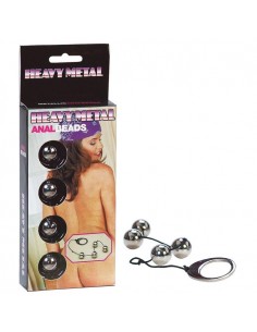 Kulki Gejszy Heavy Metal Anal Beads - Kulki analne, koraliki analne - 1 2