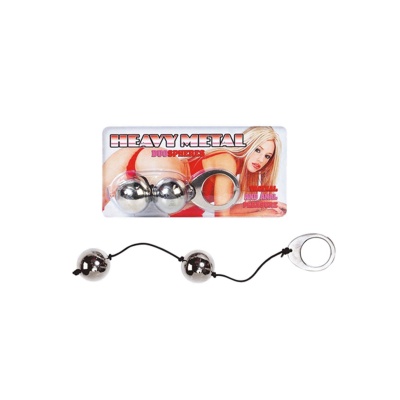 Kulki gejszy Heavy Duo Spheres z litego metalu 29 cm - 1