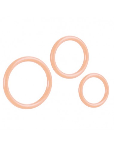 Zestaw pierścieni erekcyjnych Tri-Rings Natural - Pierścienie erekcyjne niewibrujące - 1