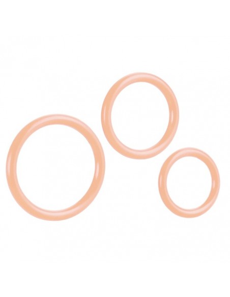 Zestaw pierścieni erekcyjnych Tri-Rings Natural - Pierścienie erekcyjne niewibrujące - 1