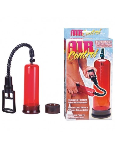 Pompka Erekcyjna Do Penisa Air Cotrol Pump Red - Pompki erekcyjne i powiększające penisa - 1