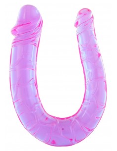 Podwójne dildo Double Mini 30 cm Różowe - Dilda podwójne - 1