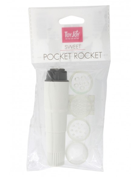Stymulator łechtaczki Pocket Rocket White - Stymulatory łechtaczki - 2