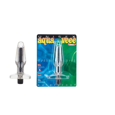 Wibrujący korek analny Aqua Vee z płynną regulacją wibracji, 13 cm - 1