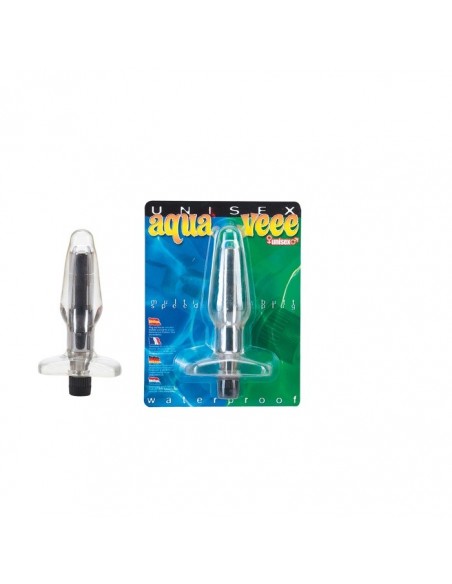 Korek analny wibrujący Aqua Vee Butt Plug Wp - Kulki i korki analne wibrujące - 1