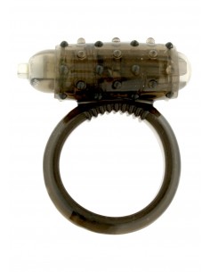 Pierścień na Penisa wibrujący Mini Vibrating Cockring Czarny - Pierścienie erekcyjne wibrujące - 1