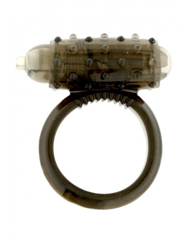 Pierścień na Penisa wibrujący Mini Vibrating Cockring Czarny - Pierścienie erekcyjne wibrujące - 1