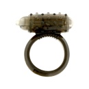 Pierścień na Penisa wibrujący Mini Vibrating Cockring Czarny - 1