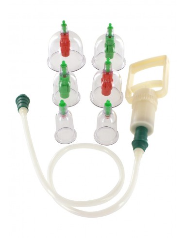 Pompa próżniowa BDSM Cupping Vacuum Cupset - Zabawki Medyczne - 2