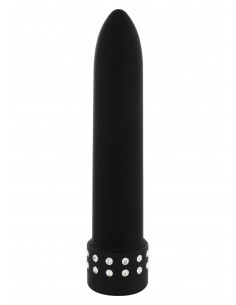 Wibrator Diamond Silk Vibe Black - Wibratory Klasyczne - 1