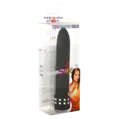 Wibrator Diamond Silk Vibe Black 13,5 cm z płynną regulacją - 1 2
