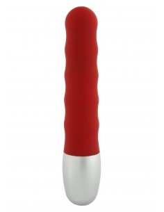 Wibrator Discretion Vibe Ribbed Red - Wibratory Klasyczne - 1