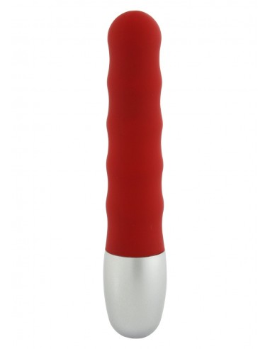 Wibrator Discretion Vibe Ribbed Red - Wibratory Klasyczne - 1