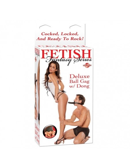 Knebel Ff Ball Gag With Dildo Black - Kneble do ust - 2