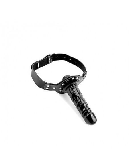 Knebel Ff Ball Gag With Dildo Black - Kneble do ust - 1
